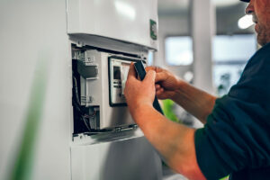 Installation einer Wärmepumpe