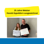 25 Jahre Meister – Harald Appeldorn ausgezeichnet