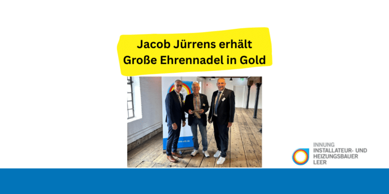 Jacon erhält Ehrennadel